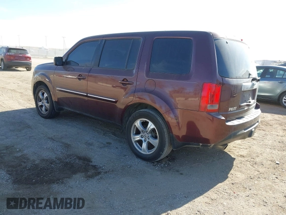 2014 Honda Pilot EX-L with VIN 5FNYF4H52EB055650, listed as a IAAI auction lot 41544068 with 205,942 mi miles and . Bid and sale history available at DreamBid. Image 3.