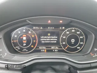 2017 Audi A4 Season of Audi ultra Premium with VIN WAUKMAF43HN051176, listed as a Copart auction lot 81124494 with 62,318 mi miles and Salvage Title. Bid and sale history available at carsss.com. Image 9.