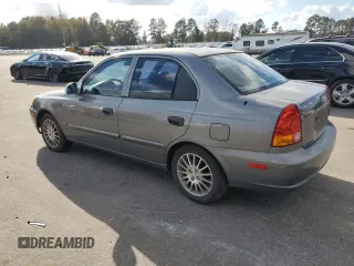 2003 Hyundai Accent GL with VIN KMHCG45C23U476391, listed as a Copart auction lot 78474264 with 155,731 mi miles and Salvage Title. Bid and sale history available at carsss.com. Image 2.