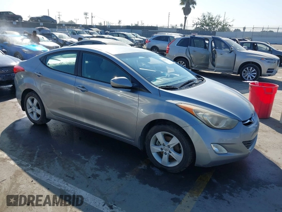 2012 Hyundai Elantra GLS with VIN KMHDH4AE9CU427178, listed as a IAAI auction lot 41654714 with 94,243 mi miles and . Bid and sale history available at DreamBid. Image 1.