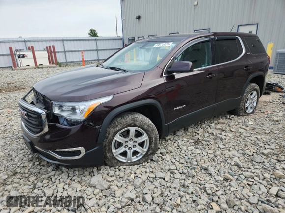 2017 GMC Acadia SLE with VIN 1GKKNRLA6HZ281462, listed as a Copart auction lot 60874925 with 96,411 mi miles and Clean title. Bid and sale history available at DreamBid. Image 1.
