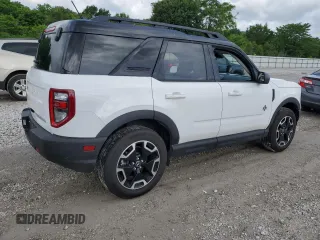 2024 Ford Bronco Sport Outer Banks z VIN 3FMCR9C64RRF18760, wystawiony jako Copart lot #58146365 z przebiegiem 12 446 mil mil oraz Szkoda całkowita • Salvage title. Historia ofert i sprzedaży dostępna na DreamBid. Obrazek 3.