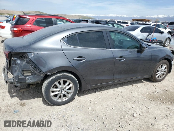 2016 Mazda 3 i Sport with VIN JM1BM1U79G1319346, listed as a Copart auction lot 51855905 with 107,618 mi miles and Salvage Title. Bid and sale history available at carsss.com. Image 3.