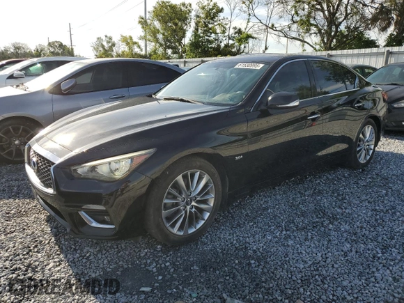 2018 Infiniti Q50 Luxe с VIN JN1EV7AP4JM350109, выставлен на аукционе Copart как лот 61530995 с пробегом 111 354 миль миль и Чистый • Clean title. История ставок и продаж доступна на DreamBid. Изображение 1.