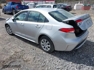 2020 Toyota Corolla LE with VIN JTDEPRAE2LJ013055, listed as a IAAI auction lot 41937419 with 9,683 mi miles. Bid and sale history available at carsss.com. Image 3.
