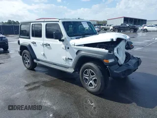 2023 Jeep Wrangler Sport S with VIN 1C4HJXDN9PW540842, listed as a IAAI auction lot 41712336 with 36,017 mi miles and . Bid and sale history available at DreamBid. Image 1.