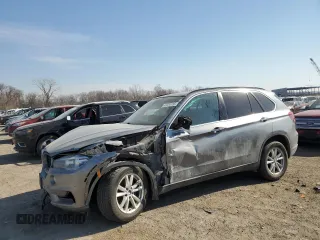 2015 BMW X5 xDrive35i with VIN 5UXKR0C55F0P03526, listed as a Copart auction lot 47034155 with 82,483 mi miles and Salvage Title. Bid and sale history available at carsss.com. Image 1.