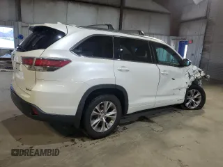 2015 Toyota Highlander XLE z VIN 5TDJKRFH9FS217763, wystawiony jako Copart lot #54377945 z przebiegiem 171 884 mil mil oraz Szkoda całkowita • Salvage title. Historia ofert i sprzedaży dostępna na DreamBid. Obrazek 3.
