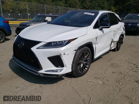 2021 Lexus RX with VIN 2T2YGMDA9MC060973, listed as a Copart auction lot 66473153 with 10,985 mi miles. Bid and sale history available at carsss.com. Image 1.