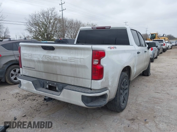 2023 Chevrolet Silverado 1500 Custom with VIN 3GCPDBEK3PG358157, listed as a IAAI auction lot 41748227 with 38,139 mi miles and . Bid and sale history available at DreamBid. Image 4.
