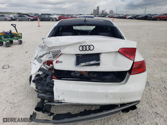 2013 Audi S5 Premium Plus with VIN WAUCGAFRXDA035436, listed as a Copart auction lot 59459504 with 157,261 mi miles and Salvage Title. Bid and sale history available at carsss.com. Image 6.