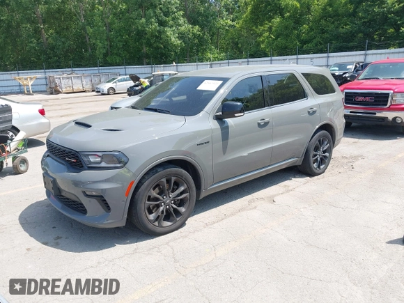 2021 Dodge Durango R/T with VIN 1C4SDJCT3MC642998, listed as a IAAI auction lot 42517922 with 50,467 mi miles and . Bid and sale history available at DreamBid. Image 18.