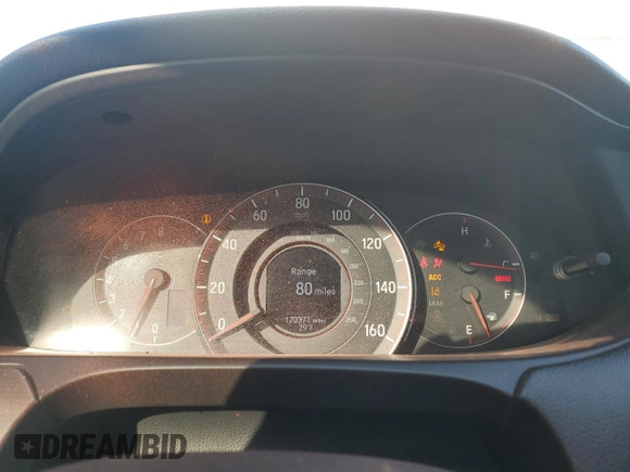 2016 Honda Accord Touring with VIN 1HGCT2B02GA001377, listed as a Copart auction lot 45978195 with 170,371 mi miles and Salvage Title. Bid and sale history available at DreamBid. Image 9.