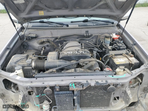 2000 Toyota Tundra SR5 with VIN 5TBBT4417YS102309, listed as a Copart auction lot 47950735 with 245,784 mi miles and Salvage Title. Bid and sale history available at carsss.com. Image 11.