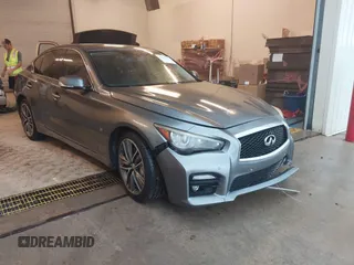 2014 Infiniti Q50 Premium z VIN JN1BV7AR7EM696486, wystawiony jako IAAI lot #41976047 z przebiegiem 145 000 mil mil oraz . Historia ofert i sprzedaży dostępna na DreamBid. Obrazek 1.