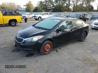 2015 Kia Forte LX with VIN KNAFX4A66F5415574, listed as a Copart auction lot 48356205 with 130,505 mi miles and Salvage Title. Bid and sale history available at carsss.com. Image 1.