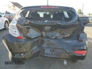 2013 Hyundai Accent GL with VIN KMHCT5AE8DU071632, listed as a Copart auction lot 76982384 with 100,067 mi miles and Salvage Title. Bid and sale history available at carsss.com. Image 6.