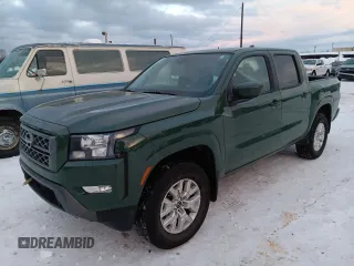 2023 Nissan Frontier SV with VIN 1N6ED1EK9PN670389, listed as a Copart auction lot 88041715 with 19,744 mi miles and Salvage Title. Bid and sale history available at carsss.com. Image 1.