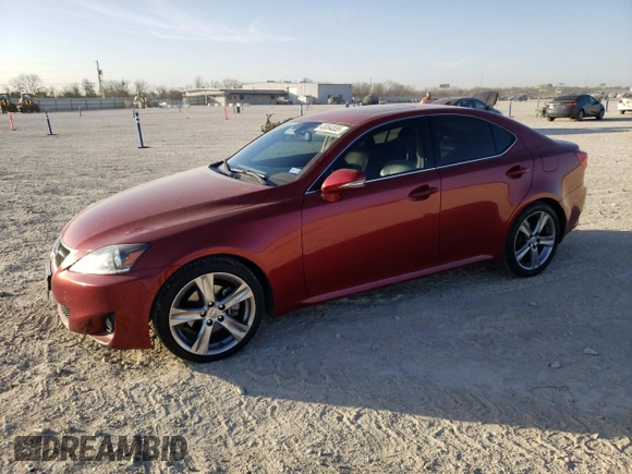 2011 Lexus IS 250 z VIN JTHBF5C2XB5153569, wystawiony jako Copart lot #49064555 z przebiegiem 131 210 mil mil oraz Szkoda całkowita • Salvage title. Historia ofert i sprzedaży dostępna na DreamBid. Obrazek 1.