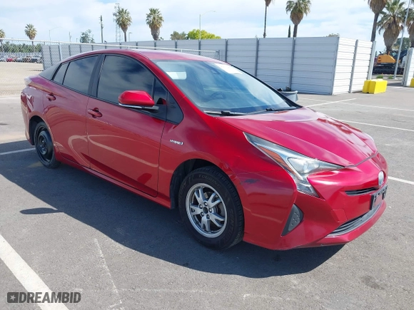 2017 Toyota Prius Two with VIN JTDKBRFU0H3538662, listed as a IAAI auction lot 42011499 with 90,862 mi miles. Bid and sale history available at carsss.com. Image 1.