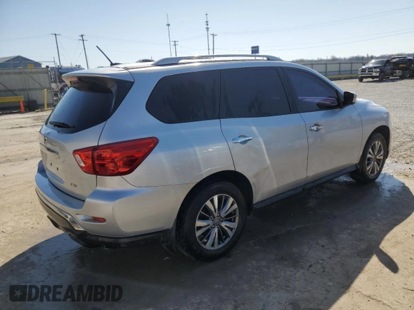 2018 Nissan Pathfinder S with VIN 5N1DR2MM2JC635328, listed as a Copart auction lot 48247665 with 91,720 mi miles and Salvage Title. Bid and sale history available at DreamBid. Image 3.