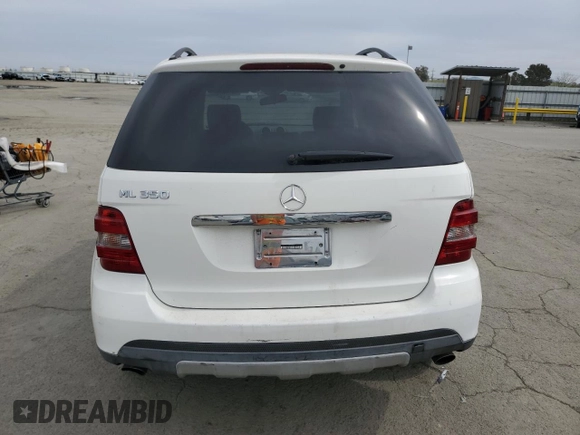 2006 Mercedes-Benz M 350 with VIN 4JGBB86E76A019065, listed as a Copart auction lot 49798785 with 203,331 mi miles and Salvage Title. Bid and sale history available at DreamBid. Image 6.