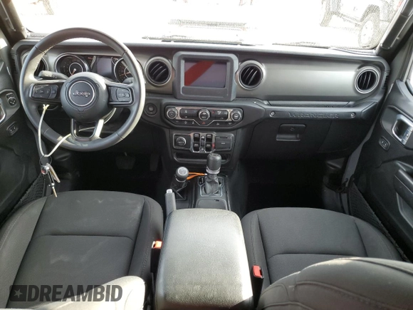 2023 Jeep Wrangler Sport S with VIN 1C4HJXDN6PW671775, listed as a Copart auction lot 75140894 with Not Provided miles and Non Repairable. Bid and sale history available at DreamBid. Image 8.