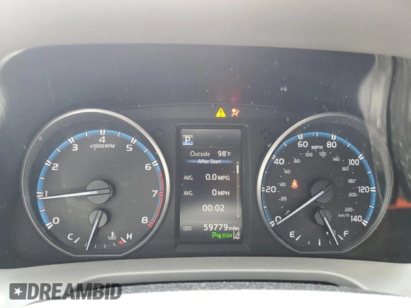 2018 Toyota RAV4 XLE with VIN 2T3WFREV7JW477541, listed as a Copart auction lot 64756575 with 59,779 mi miles and Salvage title. Bid and sale history available at DreamBid. Image 9.