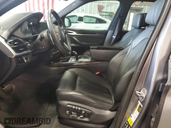 2016 BMW X5 xDrive50i with VIN 5UXKR6C50G0J81280, listed as a Copart auction lot 54184585 with 0 mi miles and Clean Title. Bid and sale history available at carsss.com. Image 7.
