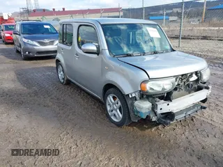 2009 Nissan Cube 1.8 SL with VIN JN8AZ28R99T111414, listed as a IAAI auction lot 41542454 with 117,297 mi miles. Bid and sale history available at carsss.com. Image 1.