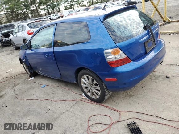 2004 Honda Civic Si with VIN SHHEP335X4U504930, listed as a Copart auction lot 86808894 with 280,060 mi miles and Salvage Title. Bid and sale history available at DreamBid. Image 2.