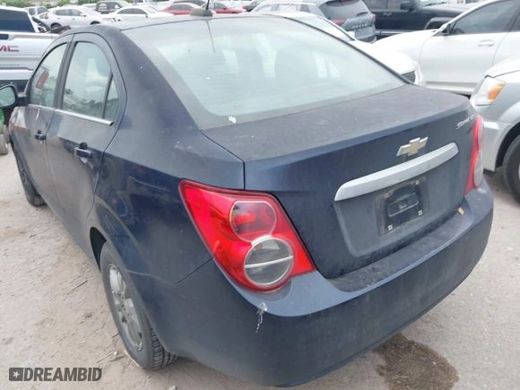 2015 Chevrolet Sonic LT with VIN 1G1JC5SH9F4127898, listed as a IAAI auction lot 41976381 with 148,658 mi miles. Bid and sale history available at carsss.com. Image 3.