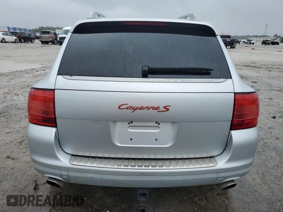 2005 Porsche Cayenne S with VIN WP1AB29P05LA60861, listed as a Copart auction lot 69835644 with 202,320 mi miles and Clean Title. Bid and sale history available at carsss.com. Image 6.