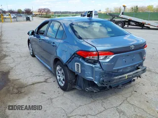 2020 Toyota Corolla LE with VIN JTDEPRAE0LJ070323, listed as a IAAI auction lot 41985664 with 57,502 mi miles and . Bid and sale history available at DreamBid. Image 3.