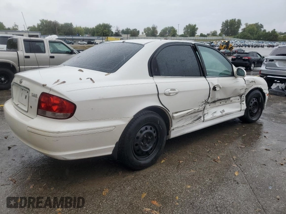 2003 Hyundai Sonata with VIN KMHWF25H43A771557, listed as a Copart auction lot 72527814 with 155,558 mi miles and Salvage Title. Bid and sale history available at carsss.com. Image 3.