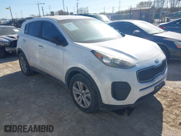 2018 Kia Sportage LX with VIN KNDPM3AC2J7445877, listed as a IAAI auction lot 41749884 with 150,320 mi miles and . Bid and sale history available at DreamBid. Image 1.