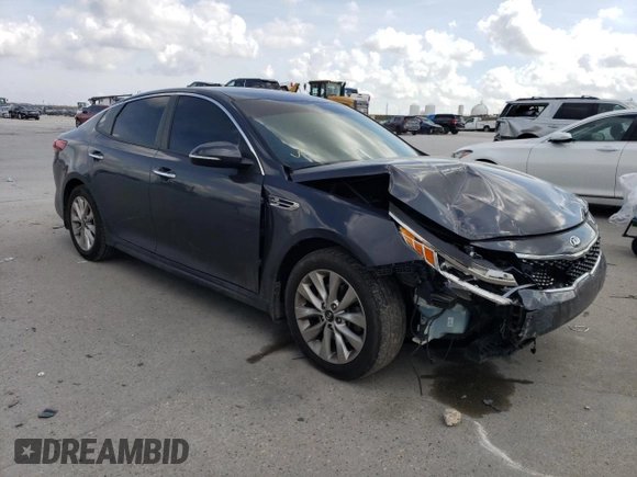 2018 Kia Optima S with VIN 5XXGT4L3XJG239610, listed as a Copart auction lot 44654245 with 117,806 mi miles and Salvage Title. Bid and sale history available at carsss.com. Image 4.