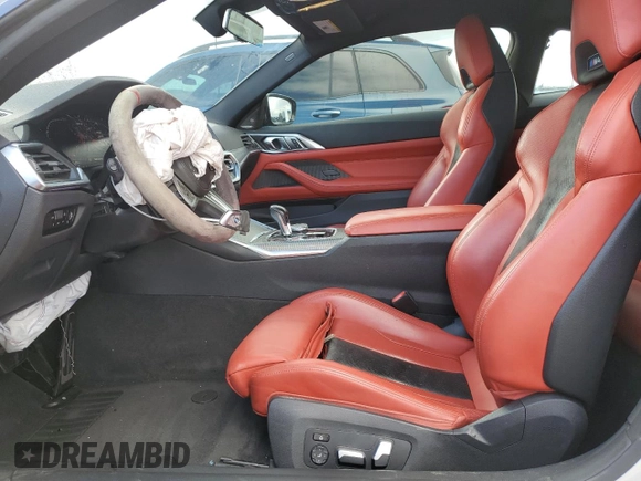 2022 BMW M4 Competition z VIN WBS33AZ00NCH76823, wystawiony jako Copart lot #48076435 z przebiegiem 42 493 mil mil oraz Szkoda całkowita • Salvage title. Historia ofert i sprzedaży dostępna na DreamBid. Obrazek 7.