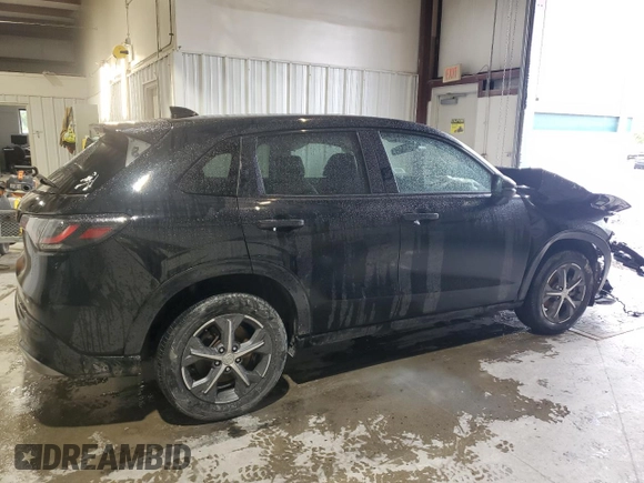 2024 Honda HR-V EX-L with VIN 3CZRZ2H72RM702867, listed as a Copart auction lot 57710695 with 22,598 mi miles and Salvage title. Bid and sale history available at DreamBid. Image 3.