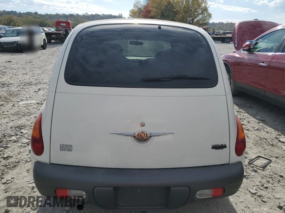 2001 Chrysler PT Cruiser with VIN 3C8FY4BB81T530969, listed as a Copart auction lot 76518574 with 43,380 mi miles and Salvage Title. Bid and sale history available at DreamBid. Image 6.