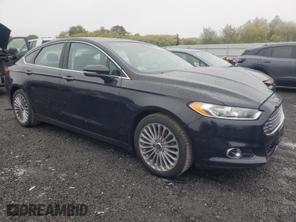 2013 Ford Fusion Titanium with VIN 3FA6P0K90DR299843, listed as a Copart auction lot 75503994 with 107,495 mi miles and Clean Title. Bid and sale history available at carsss.com. Image 4.