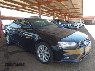 2013 Audi A4 Premium with VIN WAUBFAFL9DA171289, listed as a IAAI auction lot 42730541 with 81,208 mi miles and . Bid and sale history available at DreamBid. Image 1.