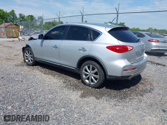 2017 Infiniti QX50 with VIN JN1BJ0RP0HM384648, listed as a IAAI auction lot 42290211 with 86,572 mi miles and . Bid and sale history available at DreamBid. Image 3.