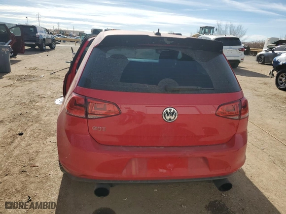 2017 Volkswagen Golf GTI S with VIN 3VW447AUXHM042195, listed as a Copart auction lot 86903804 with 80,651 mi miles and Salvage Title. Bid and sale history available at carsss.com. Image 6.