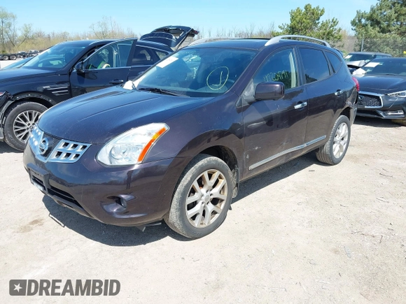 2012 Nissan Rogue S with VIN JN8AS5MV8CW405627, listed as a IAAI auction lot 42204791 with 133,272 mi miles and . Bid and sale history available at DreamBid. Image 2.