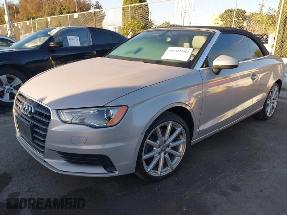 2015 Audi A3 1.8T Premium with VIN WAU6CLFF4F1108281, listed as a IAAI auction lot 41703182 with 126,768 mi miles. Bid and sale history available at carsss.com. Image 17.