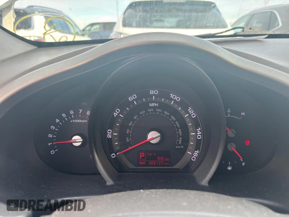 2012 Kia Sportage LX with VIN KNDPBCA23C7315509, listed as a Copart auction lot 46448035 with 203,127 mi miles and Clean Title. Bid and sale history available at DreamBid. Image 9.