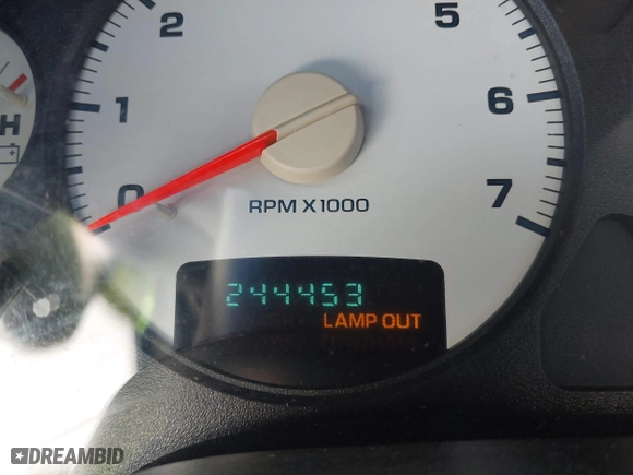 2004 Dodge Ram 1500 ST with VIN 1D7HA16NX4J130771, listed as a IAAI auction lot 42070160 with 244,453 mi miles. Bid and sale history available at carsss.com. Image 7.