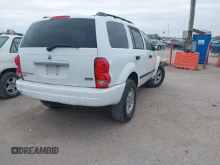 2006 Dodge Durango SLT with VIN 1D4HD48296F130663, listed as a IAAI auction lot 41249997 with 246,850 mi miles and . Bid and sale history available at DreamBid. Image 4.