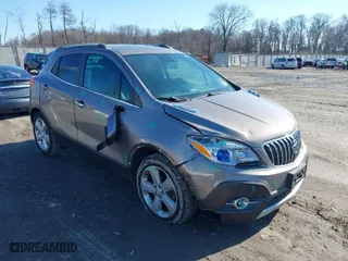 2015 Buick Encore Convenience with VIN KL4CJBSB0FB200758, listed as a IAAI auction lot 41541115 with 163,954 mi miles. Bid and sale history available at carsss.com. Image 1.